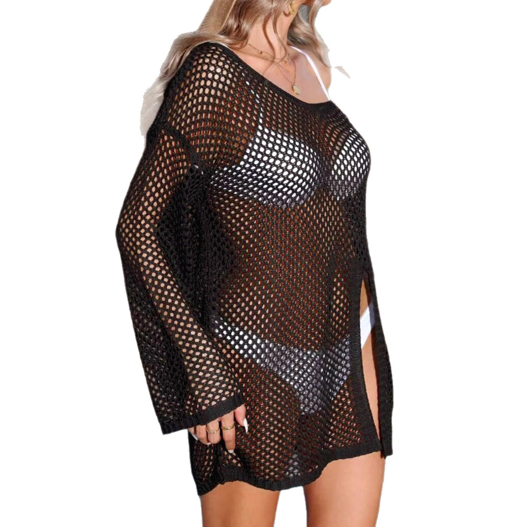 Damen Luftige Netz-Strickjacke Echo Archiv