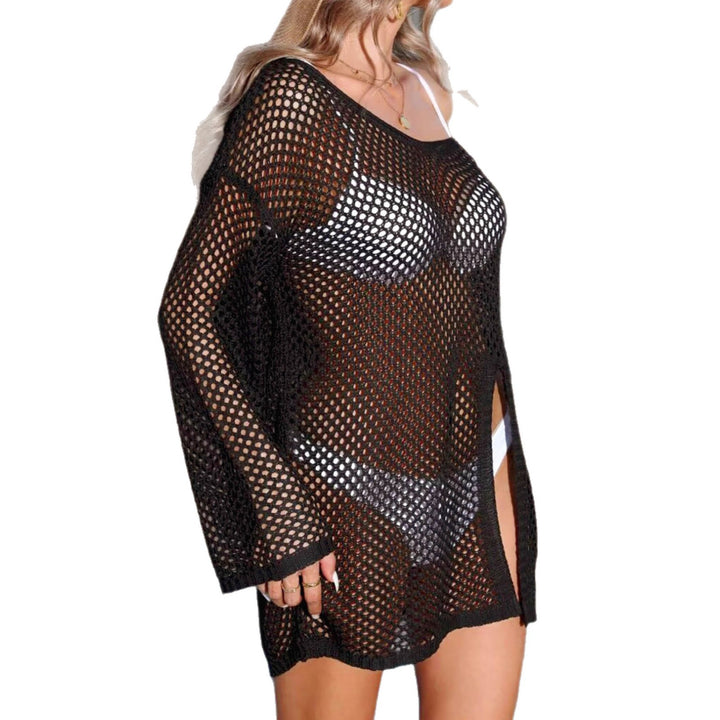 Damen Luftige Netz-Strickjacke Echo Archiv