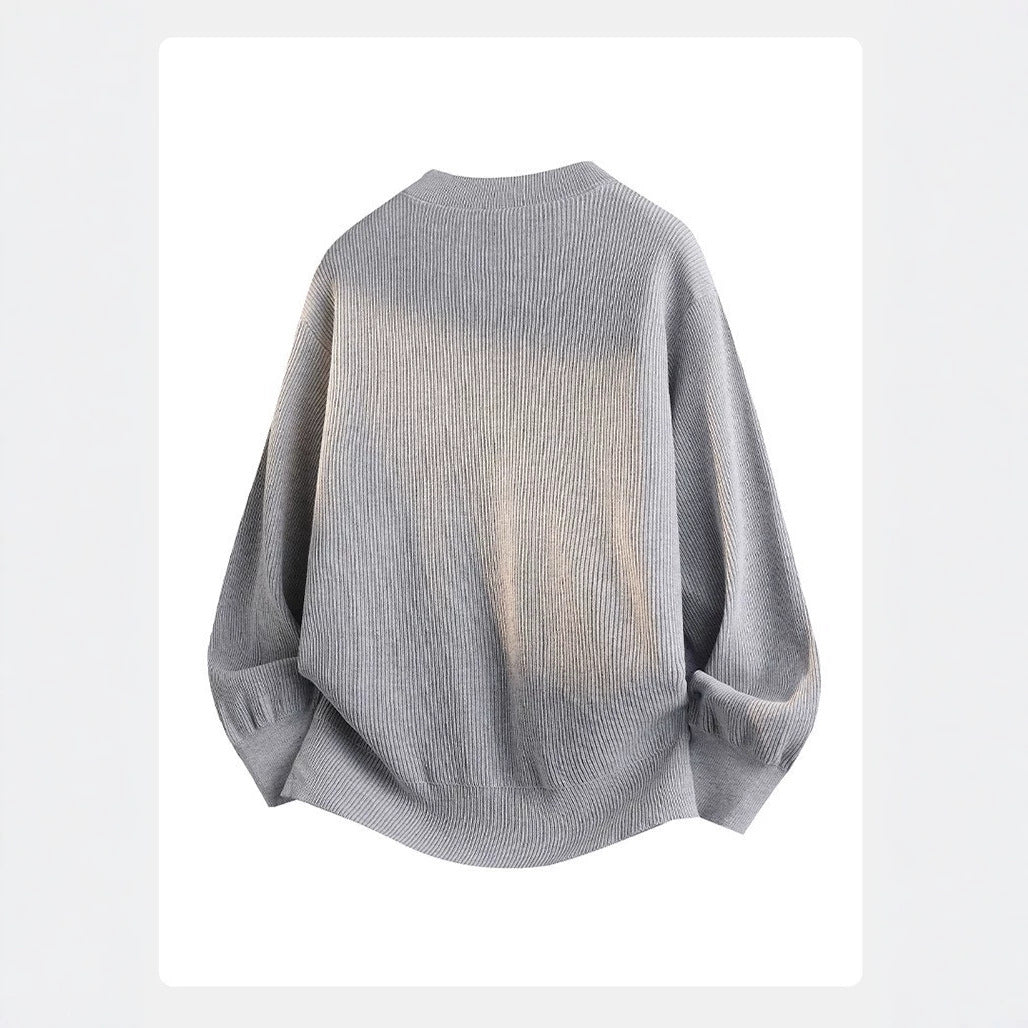 Damen Lässige Pullover mit Knopfleiste – Mavelle