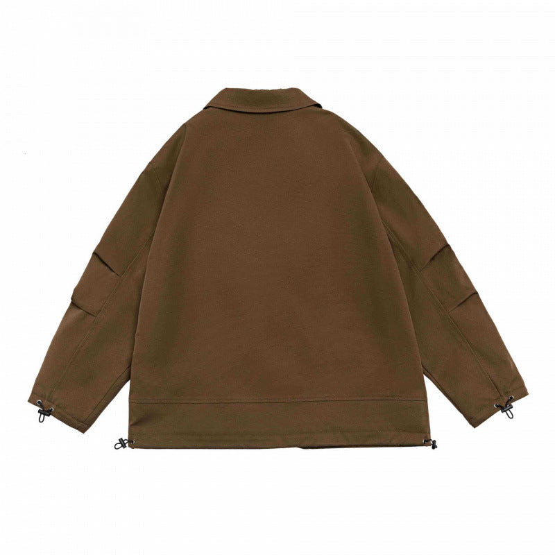 Unisex Oversize-Blazerjacke im Utility-Look mit Tunnelzug und aufgesetzten Eingrifftaschen Echo Archiv