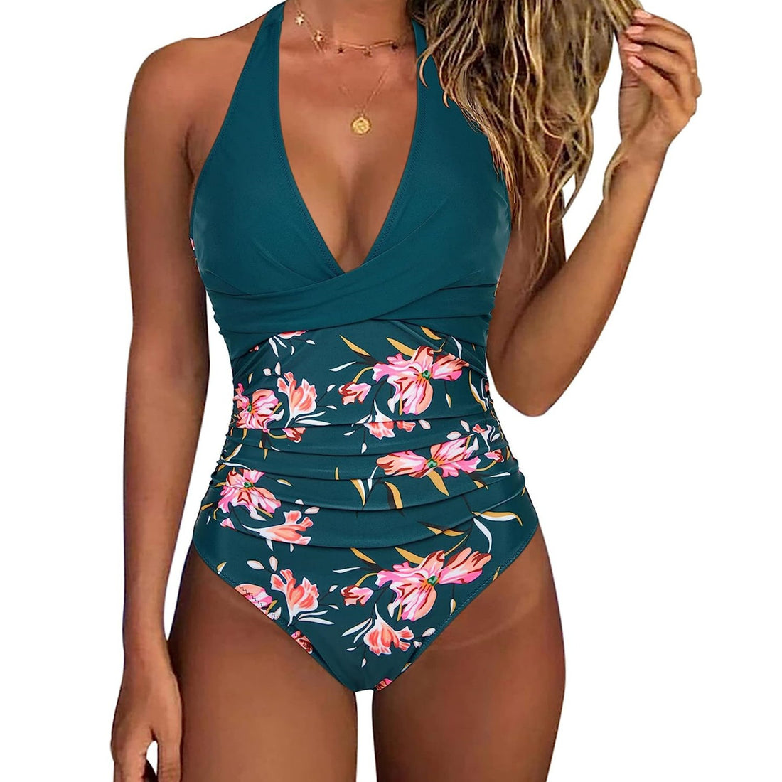 Damen Eleganter und figurbetonender Einteiler Badeanzug – Maréssa