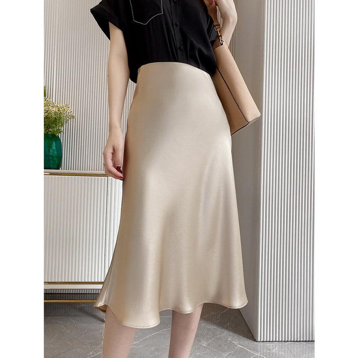 Damen Eleganter, schwingender Midi-Rock Echoarchiv
