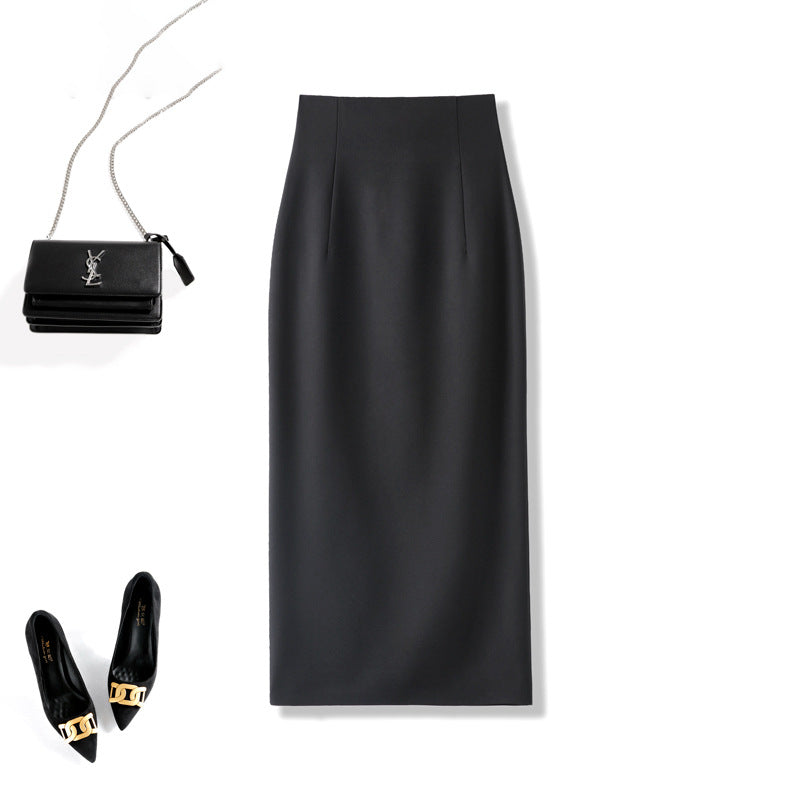 Damen Eleganter Midirock mit Raffungen Echoarchiv