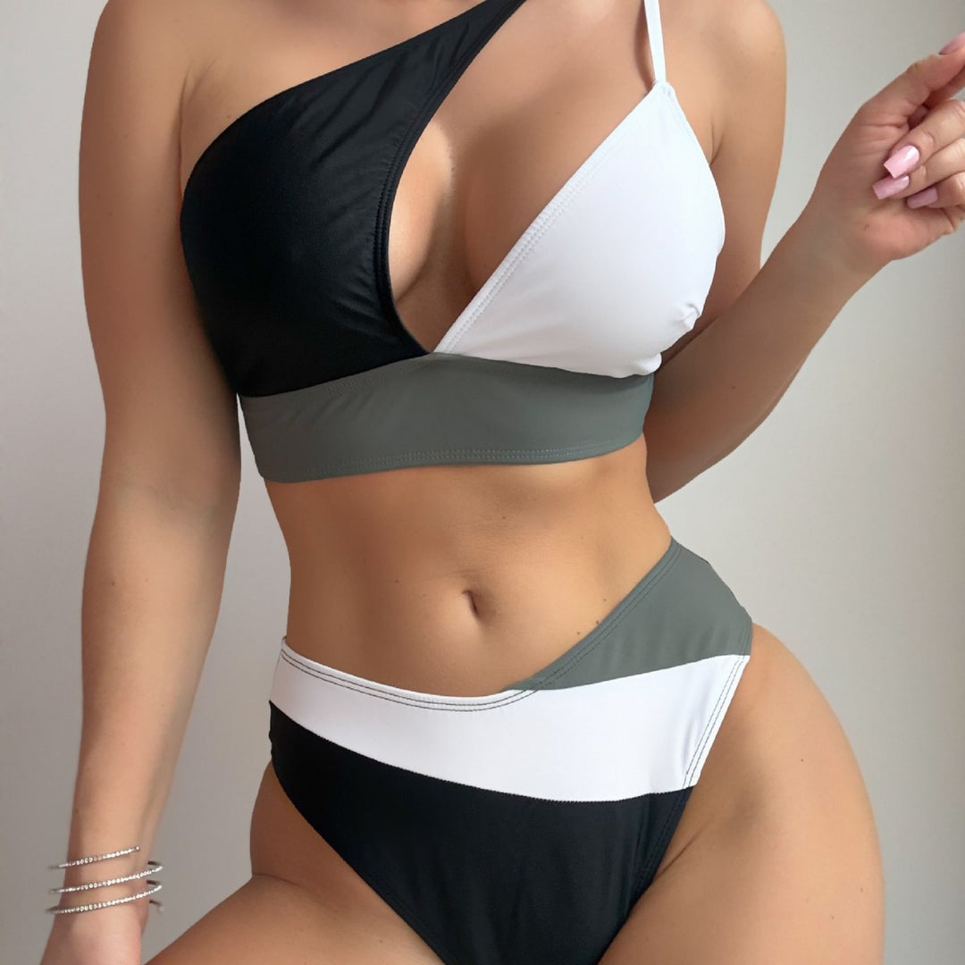 Damen Sportlicher Einteiliger Bikini Echo Archiv