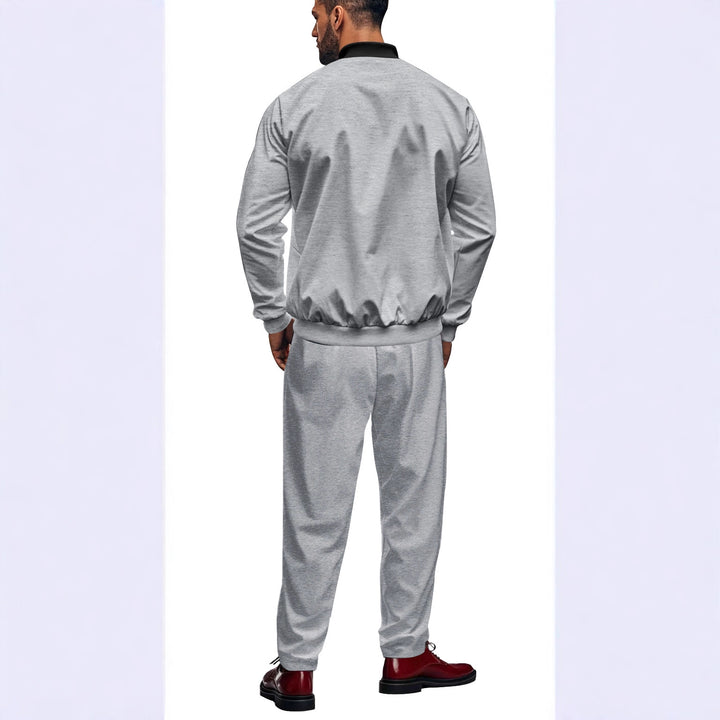 Herren lässiger Bomberjacke und Jogginghose Set Echoarchiv