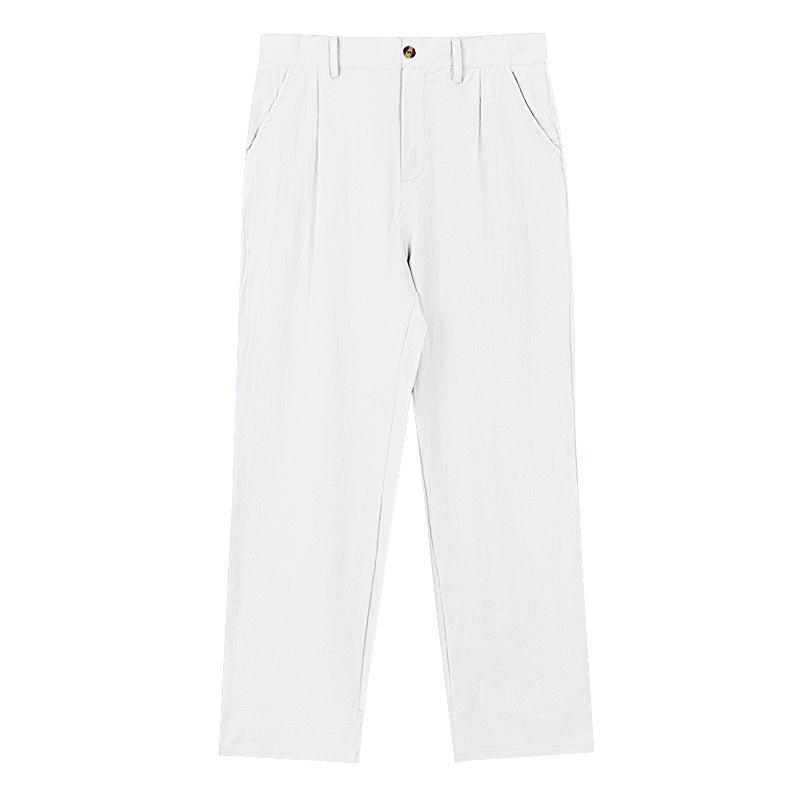 Herren lässige Chino-Hose mit gestepptem Bund und elastischen Einsätzen Echoarchiv