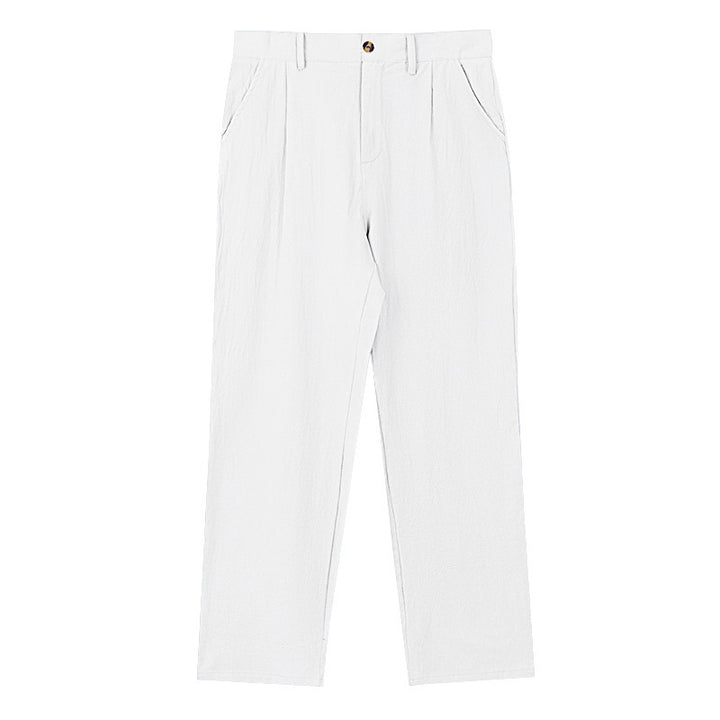 Herren lässige Chino-Hose mit gestepptem Bund und elastischen Einsätzen Echoarchiv