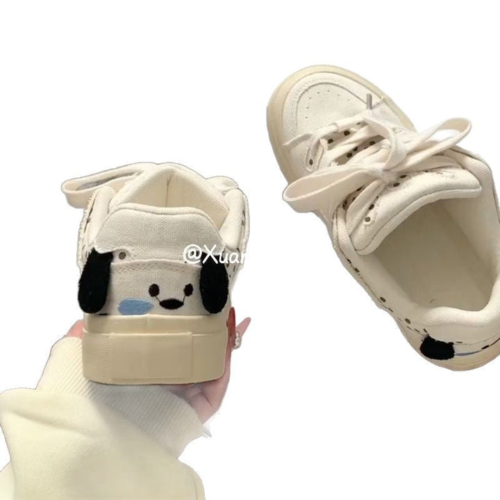 Damen Canvas Sneakers mit flexibler Gummisohle und atmungsaktivem Obermaterial Echo Archiv