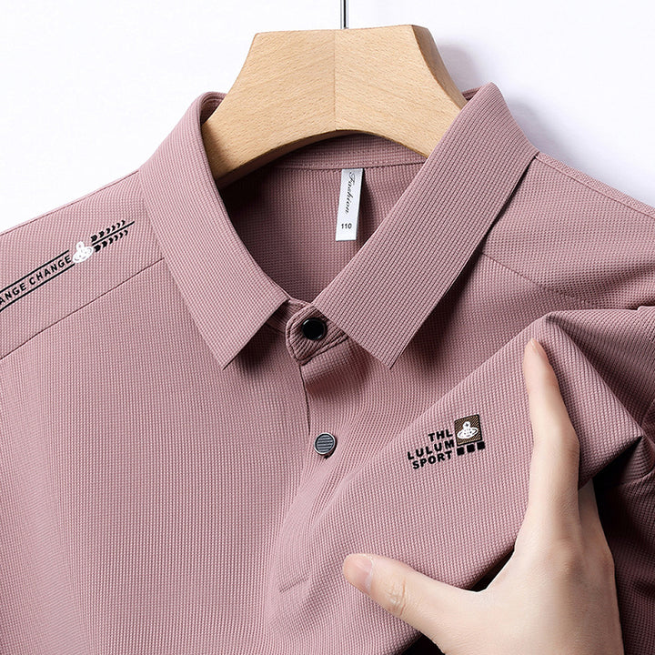 Herren Poloshirt mit innovativer Struktur und atmungsaktiven Eigenschaften Echoarchiv