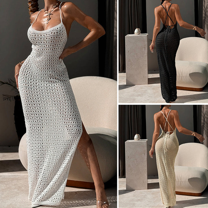 Damen gehäkeltes Maxikleid Echo Archiv