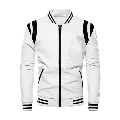 Herren sportliche Bomberjacke mit strukturiertem Design und seitlichen Eingrifftaschen Echoarchiv