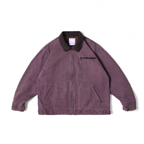Unisex Weit geschnittene Blousonjacke im Worker‑Look mit Cordkragen und Brustreißverschluss Echo Archiv