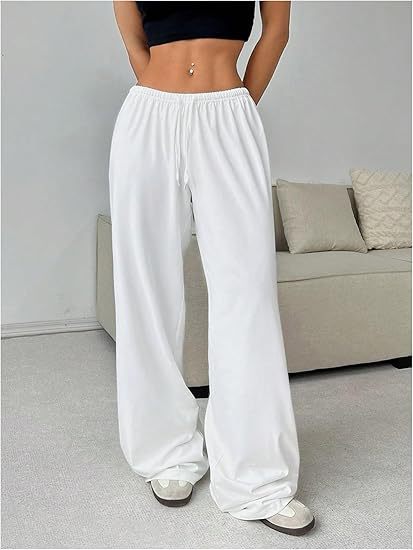 Herren locker fallende Loungehose aus softem Jersey mit Kordelzug, elastischem Bund und geradem Bein – Sorevano