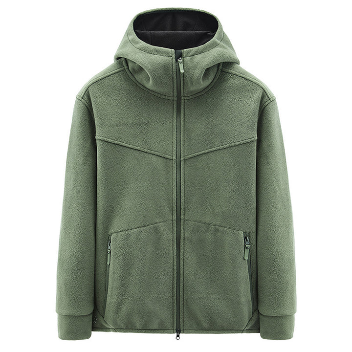 Herren Fleecejacke mit kuscheligem Innenfutter und praktischen Taschen Echoarchiv