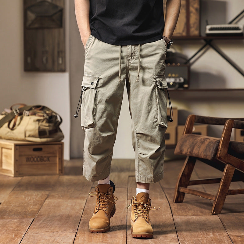 Herren 3/4-Trekking-Cargohose mit elastischem Bund, Tunnelzug und variabler Taschenorganisation Echo Archiv