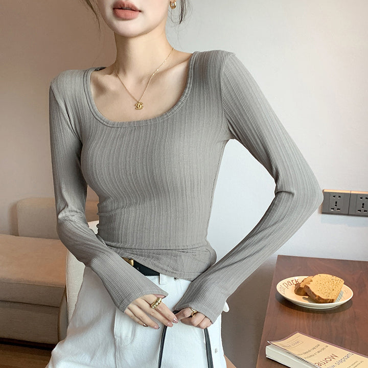 Damen Langarm Rippshirt Echo Archiv