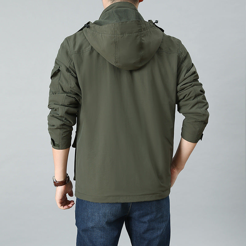 Herren Funktionale Utility-Jacke Echo Archiv