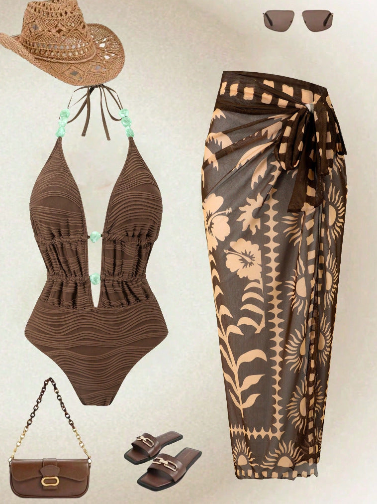 Damen Badeanzug mit raffinierten Details Echo Archiv