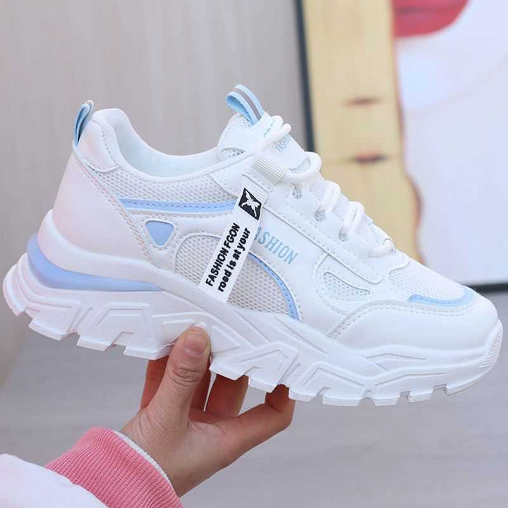 Damen modische Chunky Sneakers mit atmungsaktivem Mesh-Obermaterial und verstärkter Sohle Echo Archiv