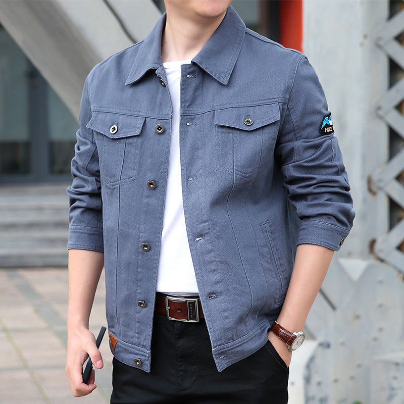 Herren Modische Jeanjacke Echo Archiv