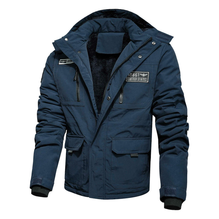 Herren Military-Influenced Thermo-Parka mit wärmender Fleecefutter‑Innenlage und Multifunktions‑Taschen Echo Archiv