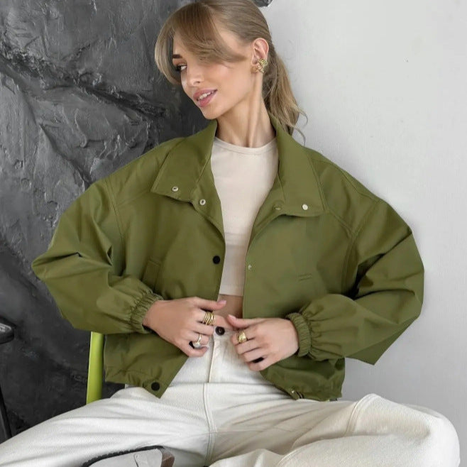 Damen Modische Oversized Jacke – Célinea