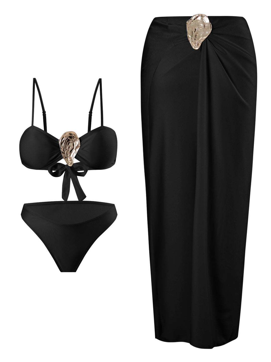 Damen Bikini-Set mit elegantem Wickelrock Echo Archiv
