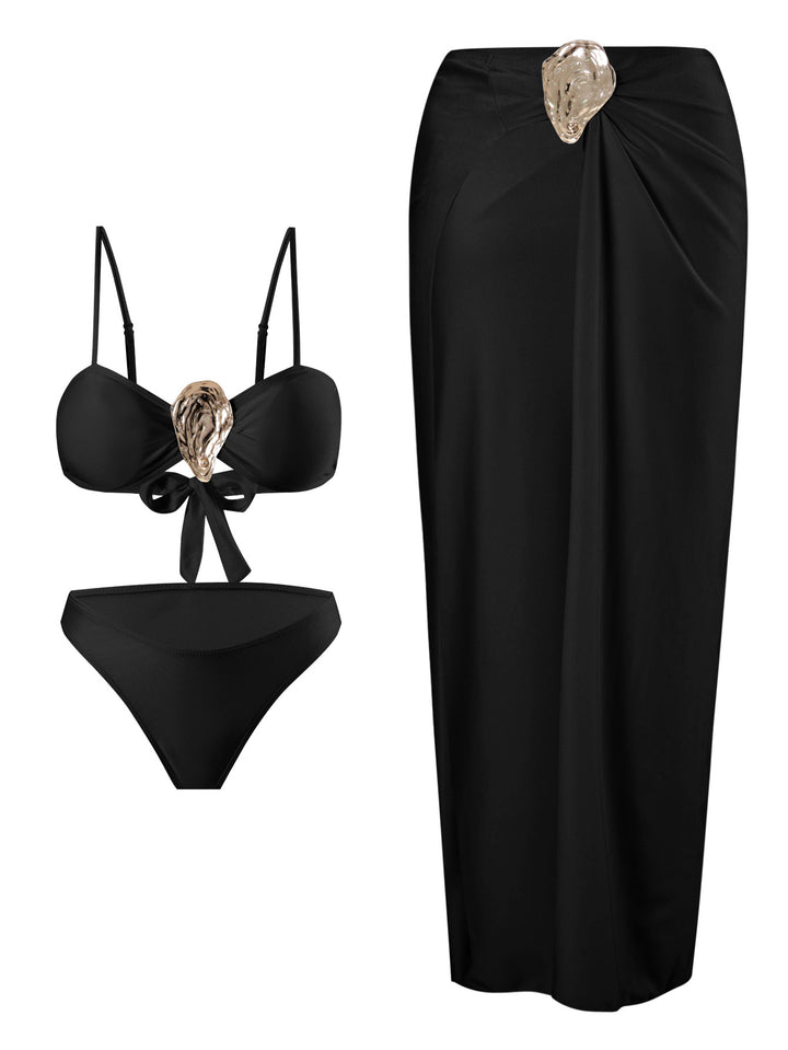Damen Bikini-Set mit elegantem Wickelrock Echo Archiv