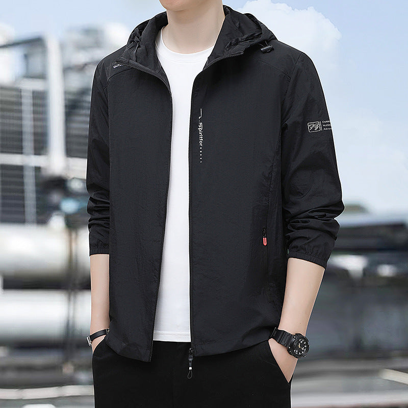 Herren Leichte wasserabweisende Outdoorjacke Echo Archiv