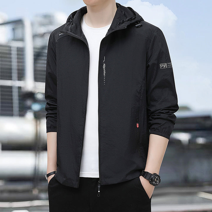 Herren Leichte wasserabweisende Outdoorjacke Echo Archiv