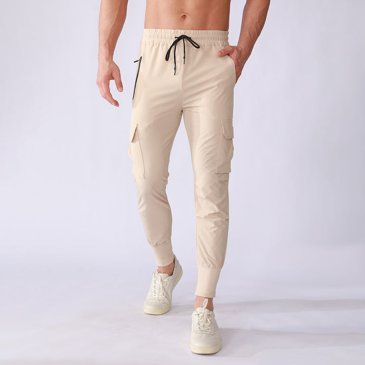 Herren modische Cargo Jogginghose mit praktischen Taschen und elastischem Bund Echoarchiv