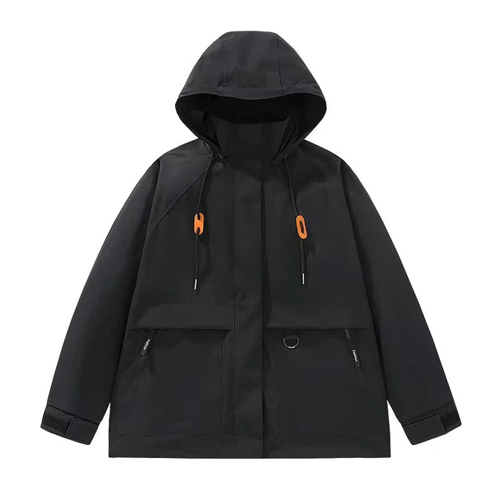 Herren Wattierte Softshell-Funktionsjacke mit Kapuze, Fleece-Innenfutter & verdecktem Reißverschluss Echo Archiv