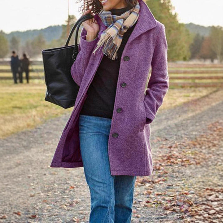 Damen eleganter Wollmantel Echoarchiv
