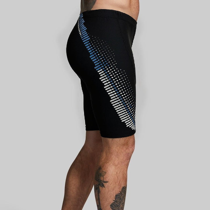 Herren Schwimmshorts mit kompressiver Passform und stylischen Designelementen Echo Archiv