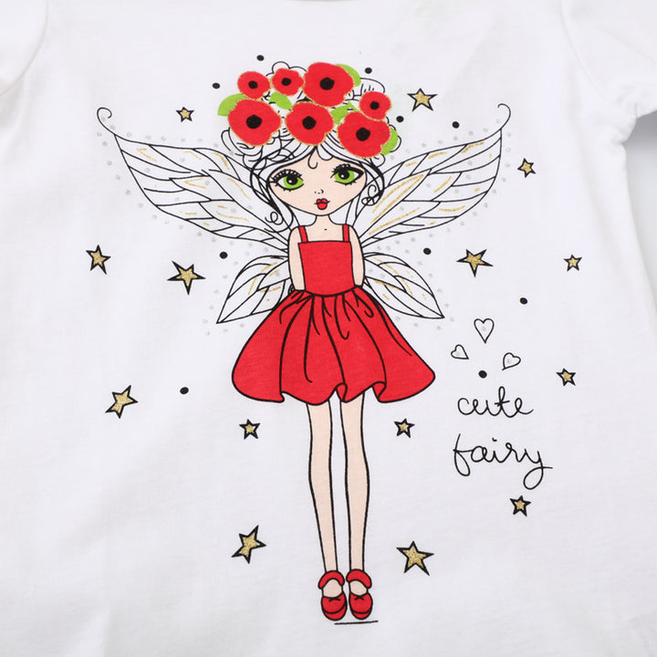 Mädchen Langarmshirt mit niedlichem Feen-Motiv Echo Archiv