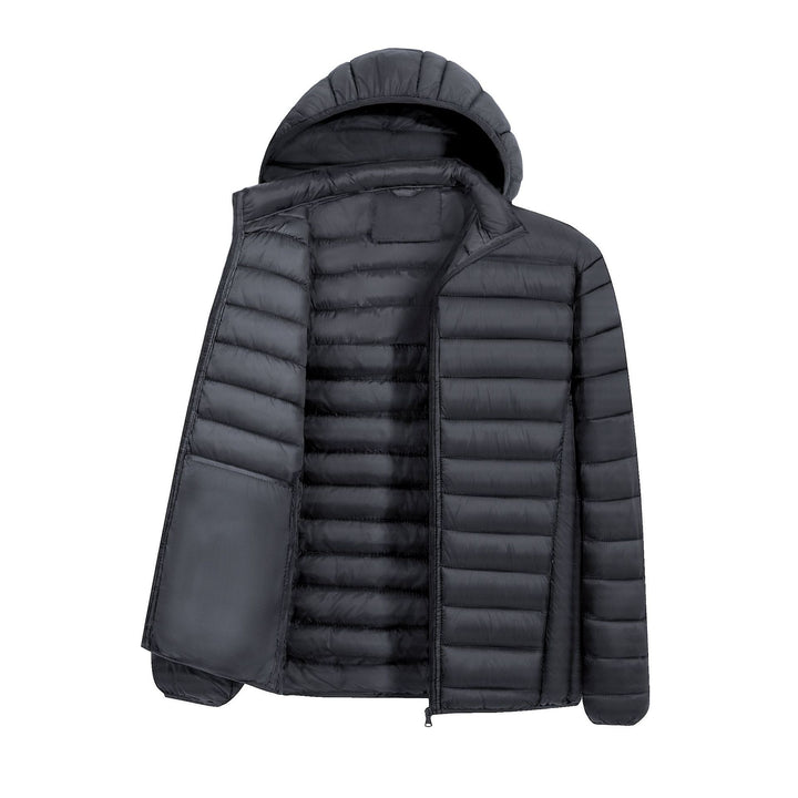 Herren Leichte Steppjacke mit Kapuze Echoarchiv
