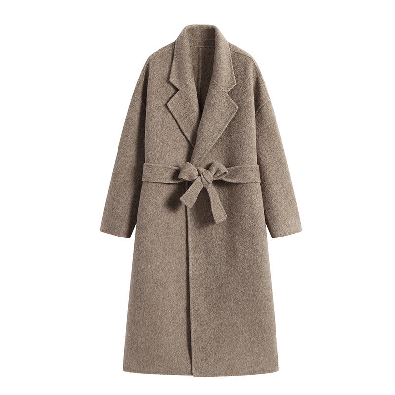 Damen Elegante und lässige Oversized-Wolljacke Echoarchiv