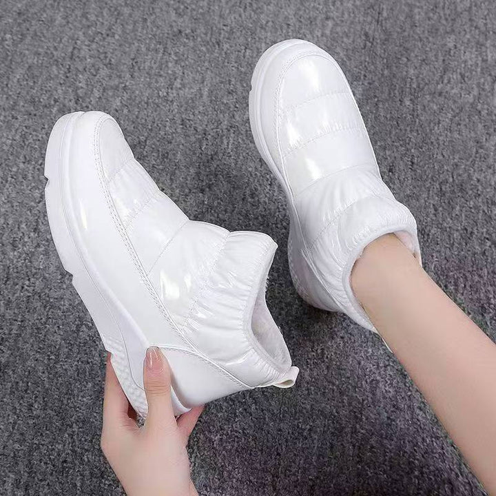 Damen Gepolsterte Slip-On Winter-Booties mit Keilsohle – Lioré