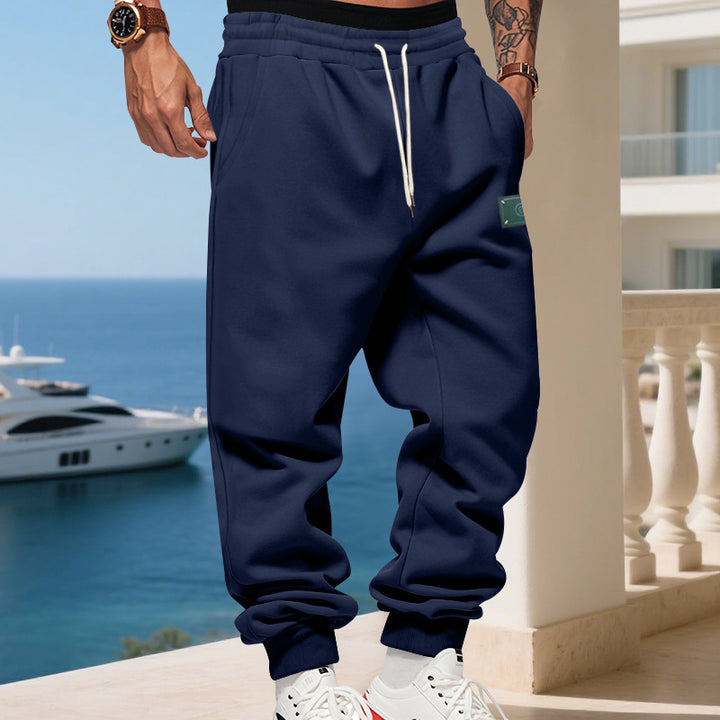 Herren bequeme Jogginghose mit elastischem Bund und praktischen Taschen Echoarchiv