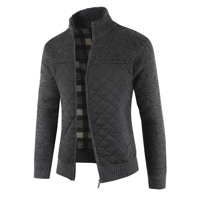 Herren modische Hybridjacke mit strukturiertem Obermaterial Echoarchiv