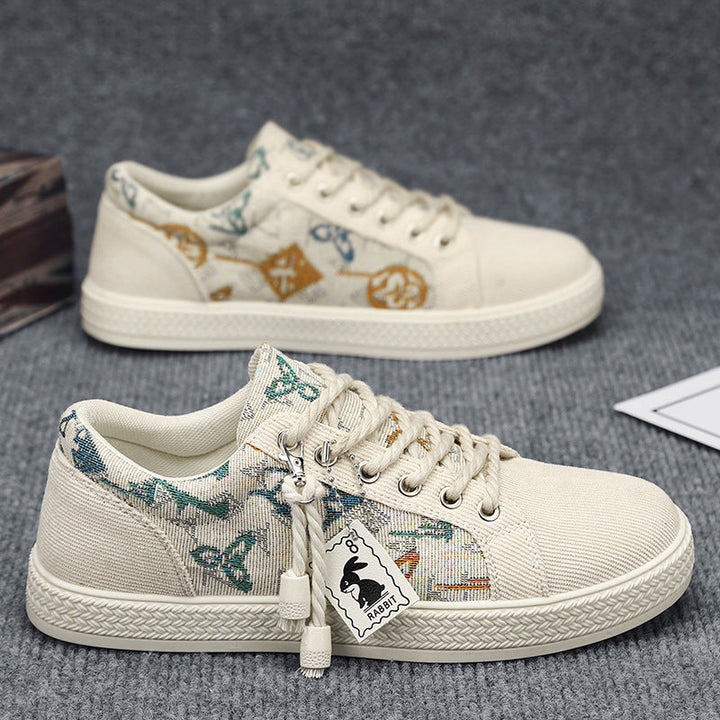Damen Modische Sneakers mit einzigartigem Textil-Design Echo Archiv