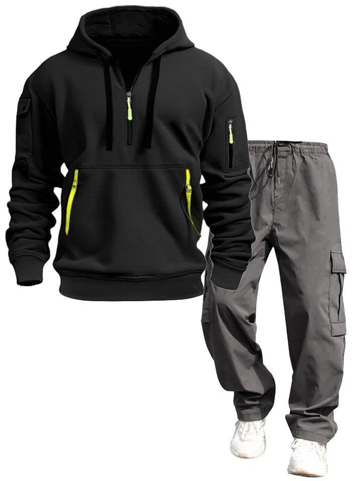 Herren lässiger Kapuzenpullover und Jogginghose Echo Archiv