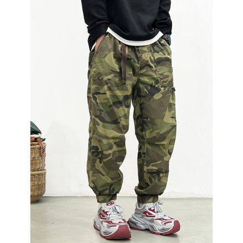 Herren Bequeme Camouflage Cargo-Hose Echo Archiv