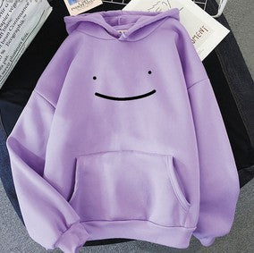 Unisex oversized Kapuzenpullover mit minimalistischem Frontprint und Kängurutasche – Auréline