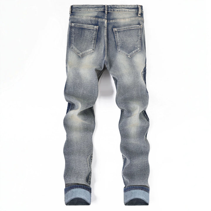 Herren Modische Jeans mit besonderen Nähten Echoarchiv