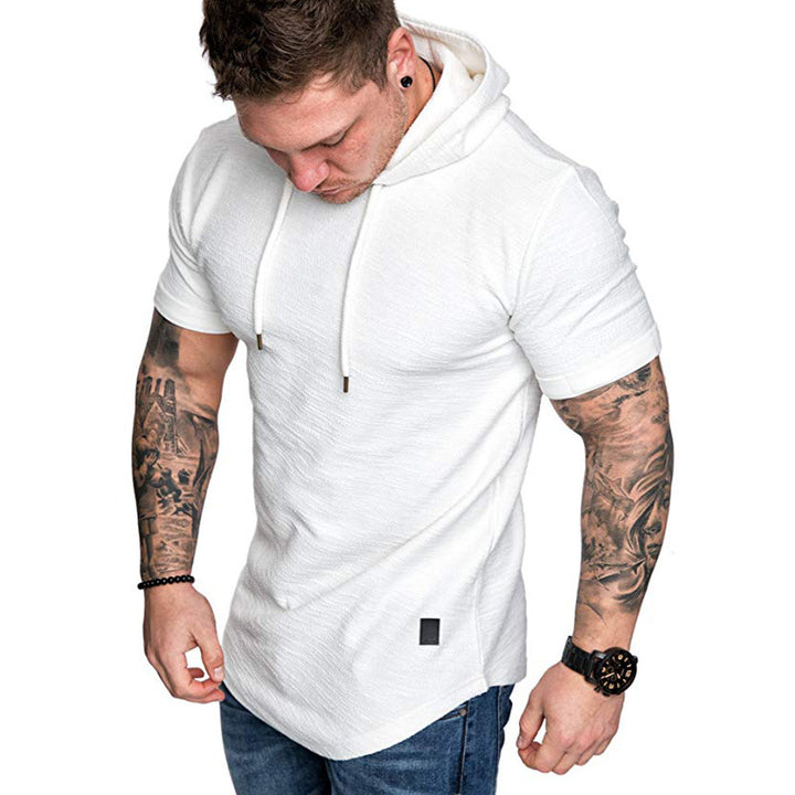 Herren Kapuzen-T-Shirt mit modernem Schnitt und lässigem Design Echoarchiv