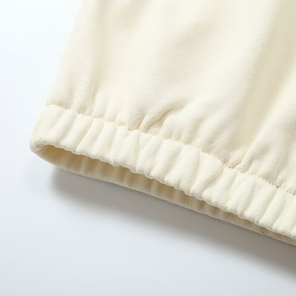Damen Oversize Pullover mit Halbzip‑Stehkragen, elastischem Saum und überschnittenen Ärmeln Echoarchiv
