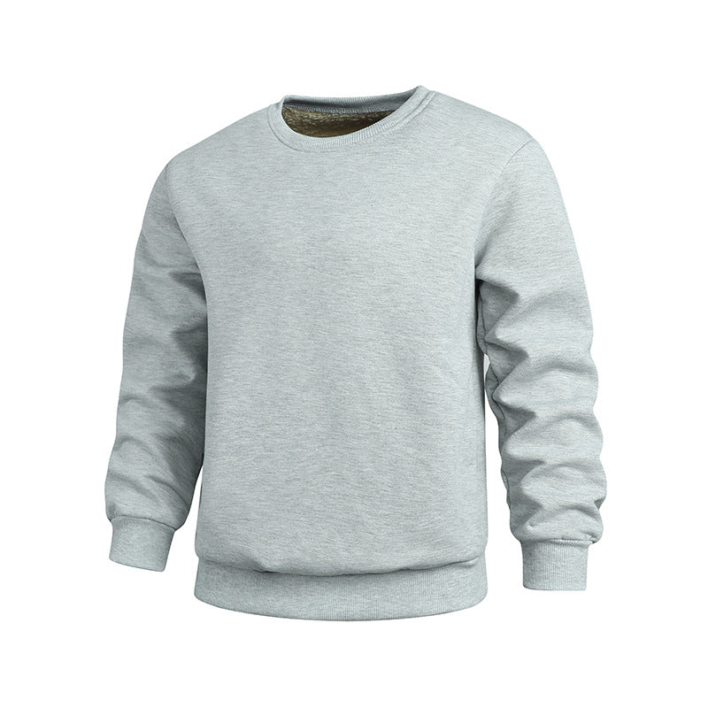 Herren bequemer und warmer Rundhalspullover aus Fleece Echoarchiv