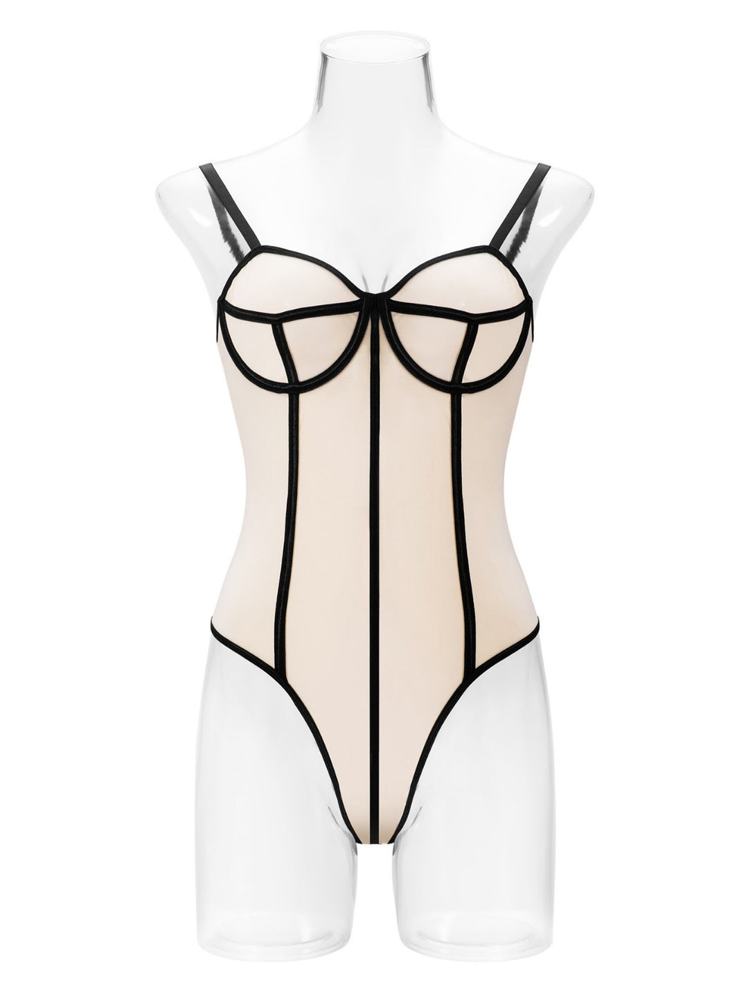 Damen Eleganter Figurformender Bodysuit Echo Archiv