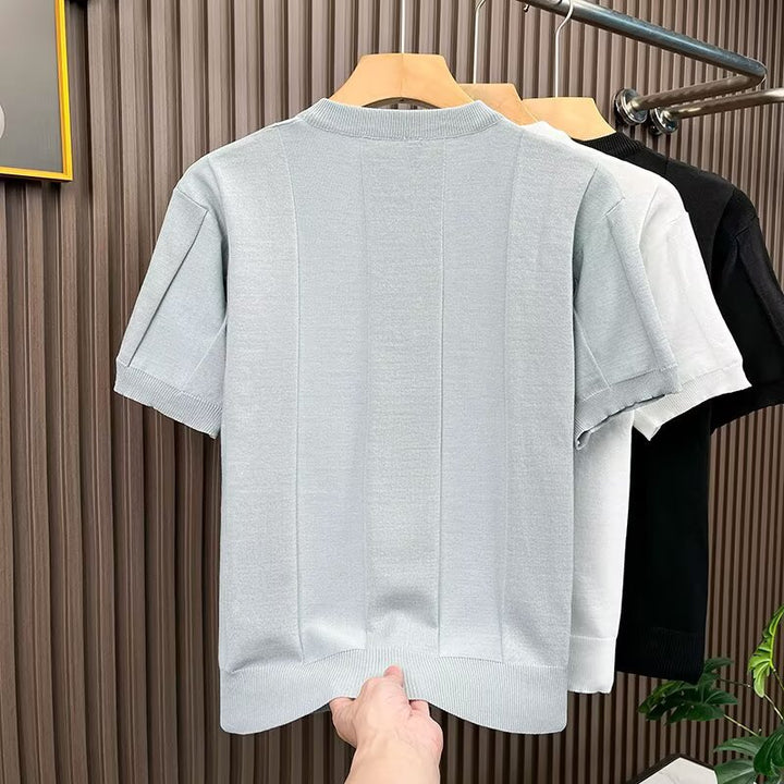 Herren Elegantes Strickshirt – Norvane